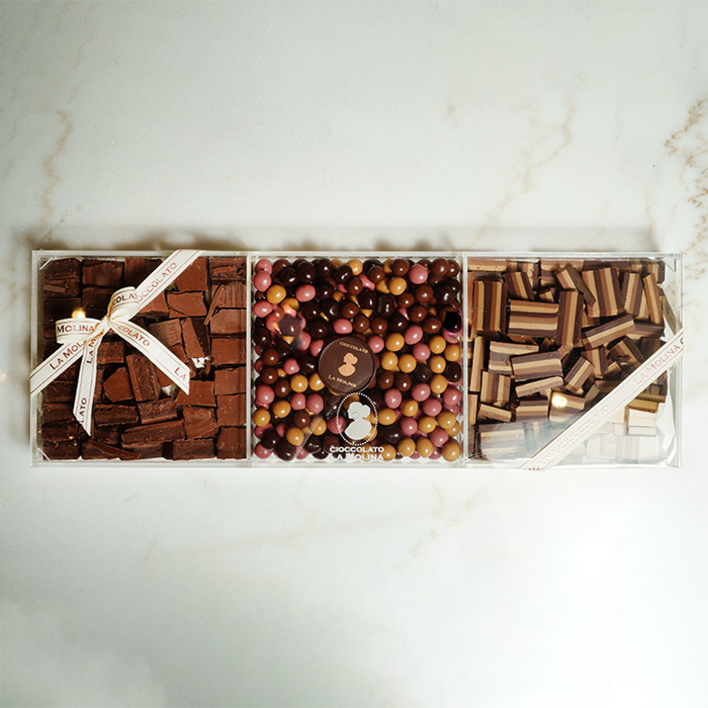 Acrylic Box - 3 pckets