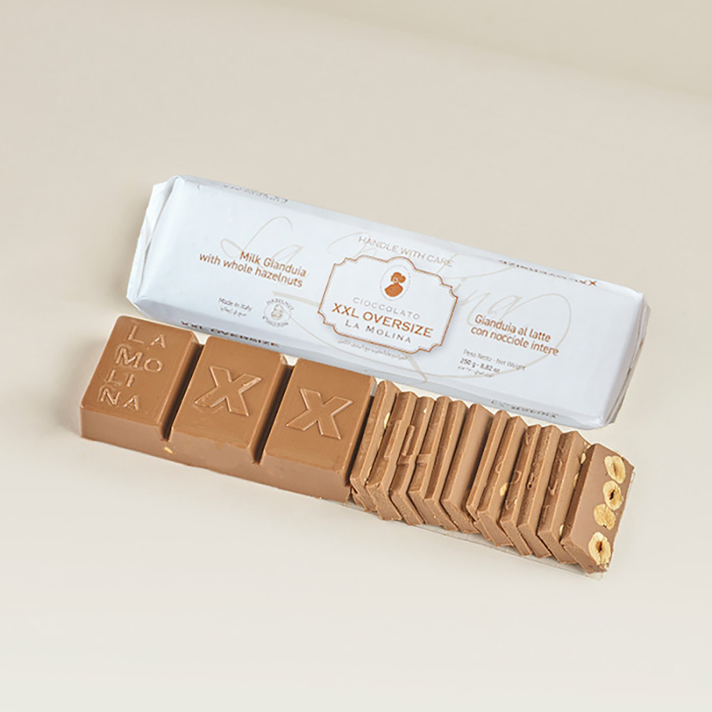 XXL MILK WITH hazelnuts