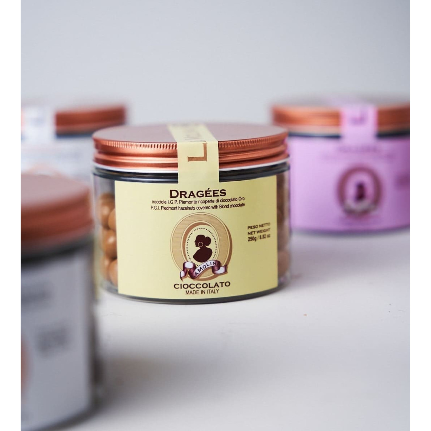 Dragees blond chocolate